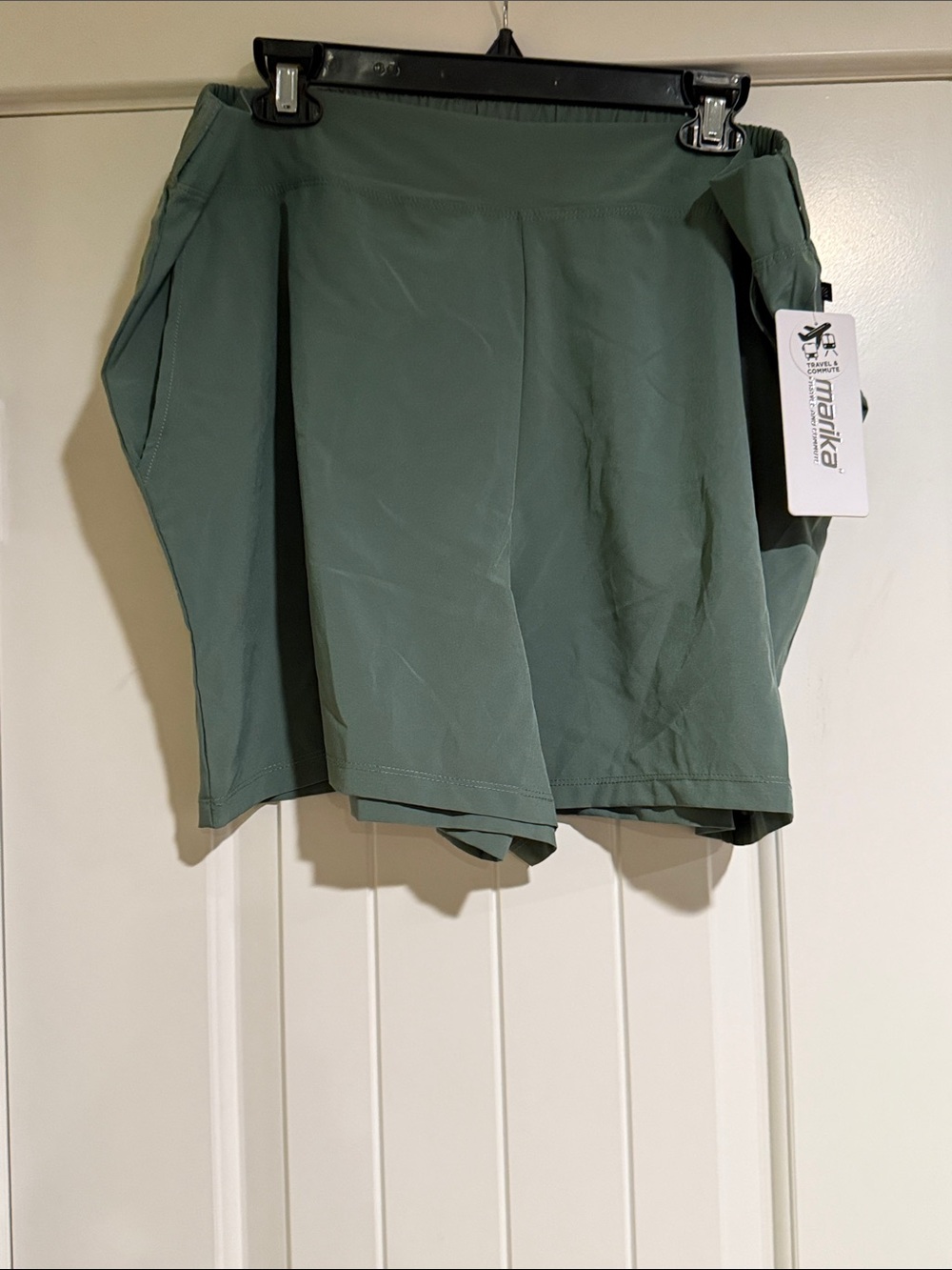 Marika Forest Green Active Shorts
